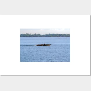 Fishing Boat, Boracay Island, Philippines Posters and Art